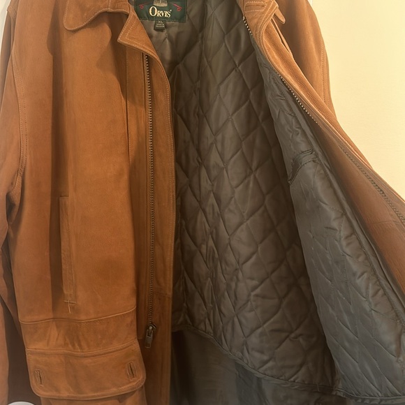 Orvis Leather Overcoat - Picture 6 of 7